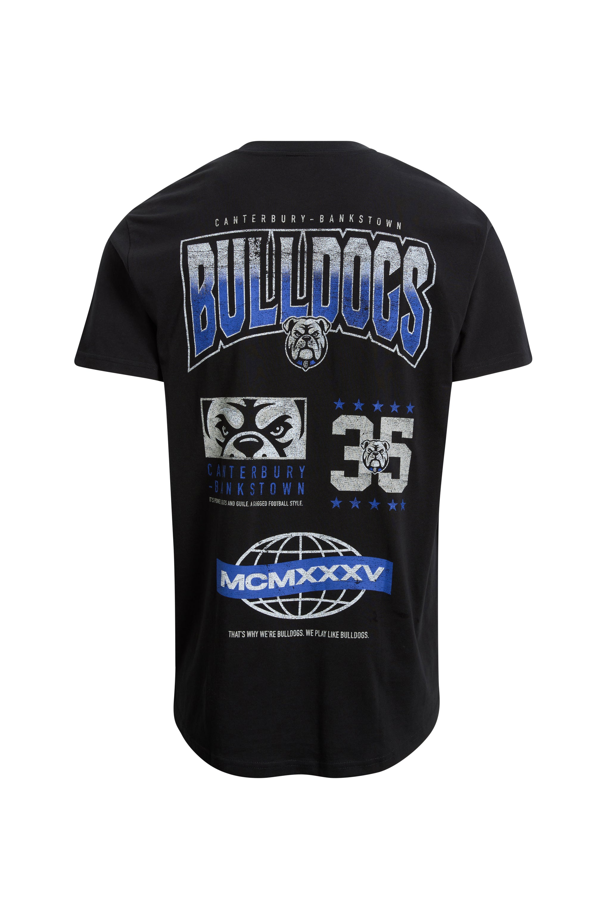 Bulldogs Adult Scoop Back Numeral T-Shirt – The Bulldogs Team Store
