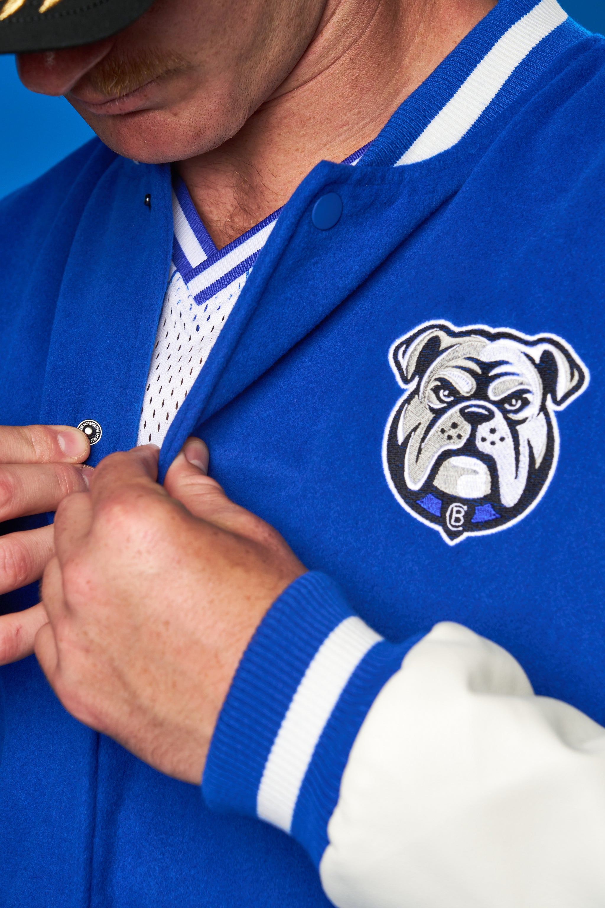 2026 Bulldogs Adult Las Vegas Varsity Jacket Silver – The Bulldogs 